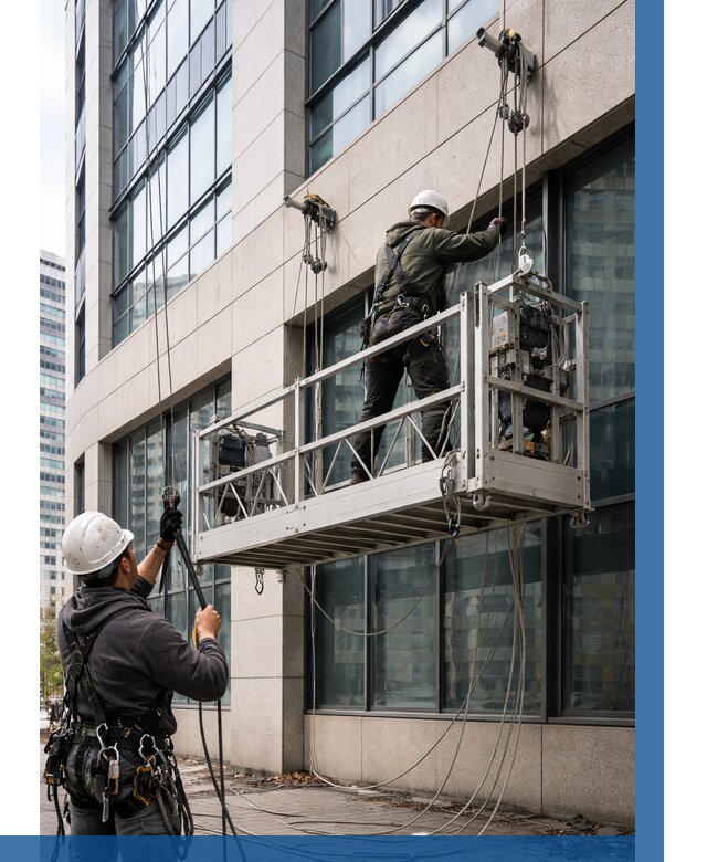 Монтаж и подъем фасадной люльки в Ставрополе от 12461 р. | ВЫСОТНИК-Ств