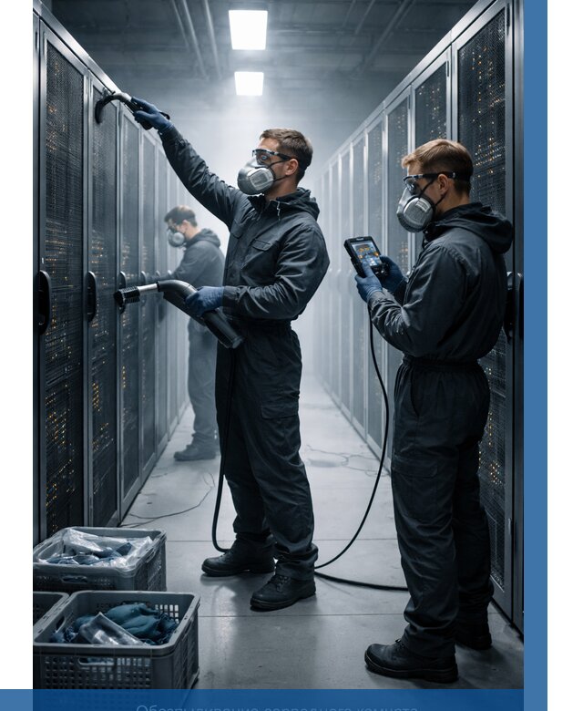 Обеспыливание серверной комнаты в Ставрополе от 4673 р. | ВЫСОТНИК-Ств