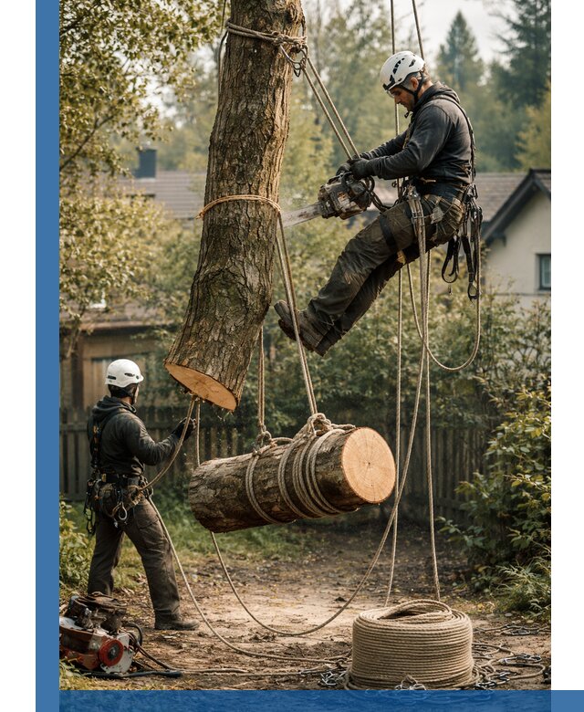 Валка деревьев частями в Ставрополе, безопасно и аккуратно