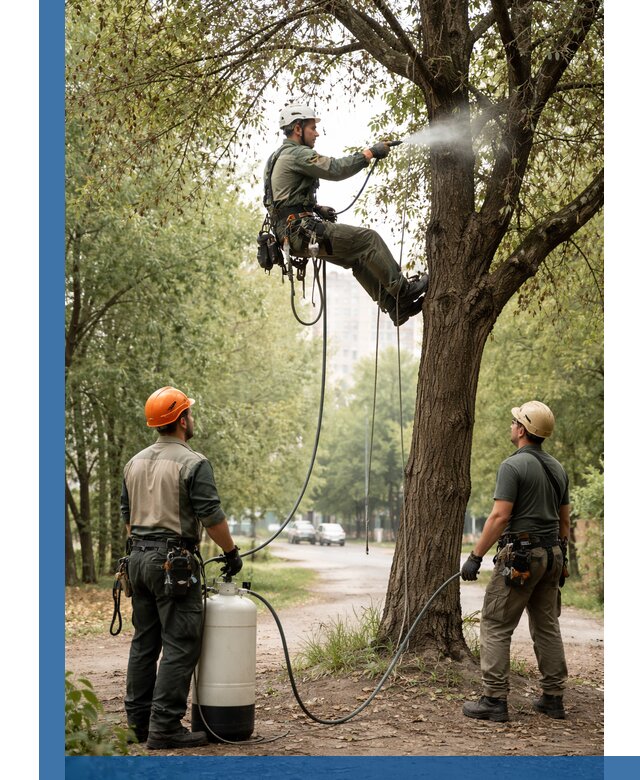 Обработка деревьев от вредителей в Ставрополе профессиональная защита