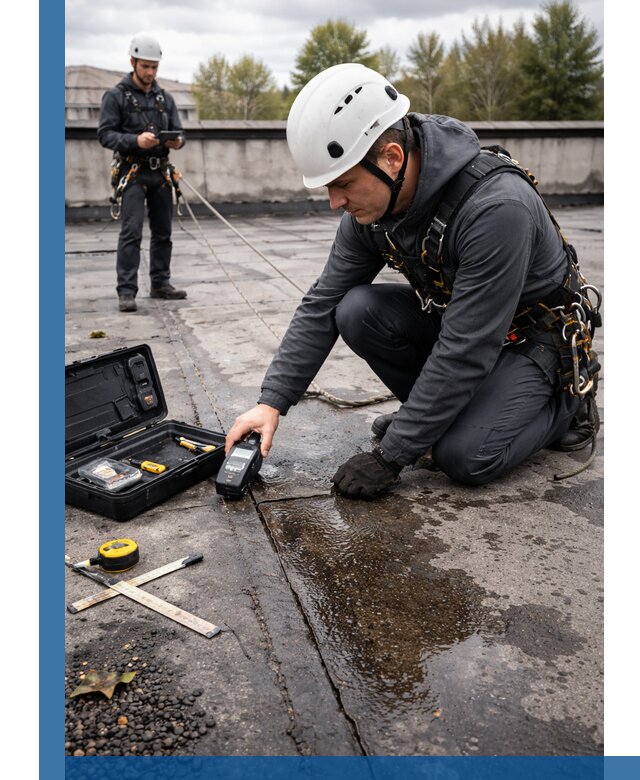 Обследование кровли на протечки и выявление дефектов в Ставрополе