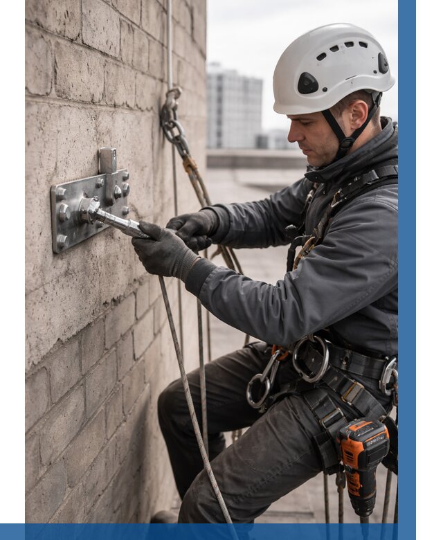 Установка анкерных точек в Ставрополе от 3634 р. | ВЫСОТНИК-Ств